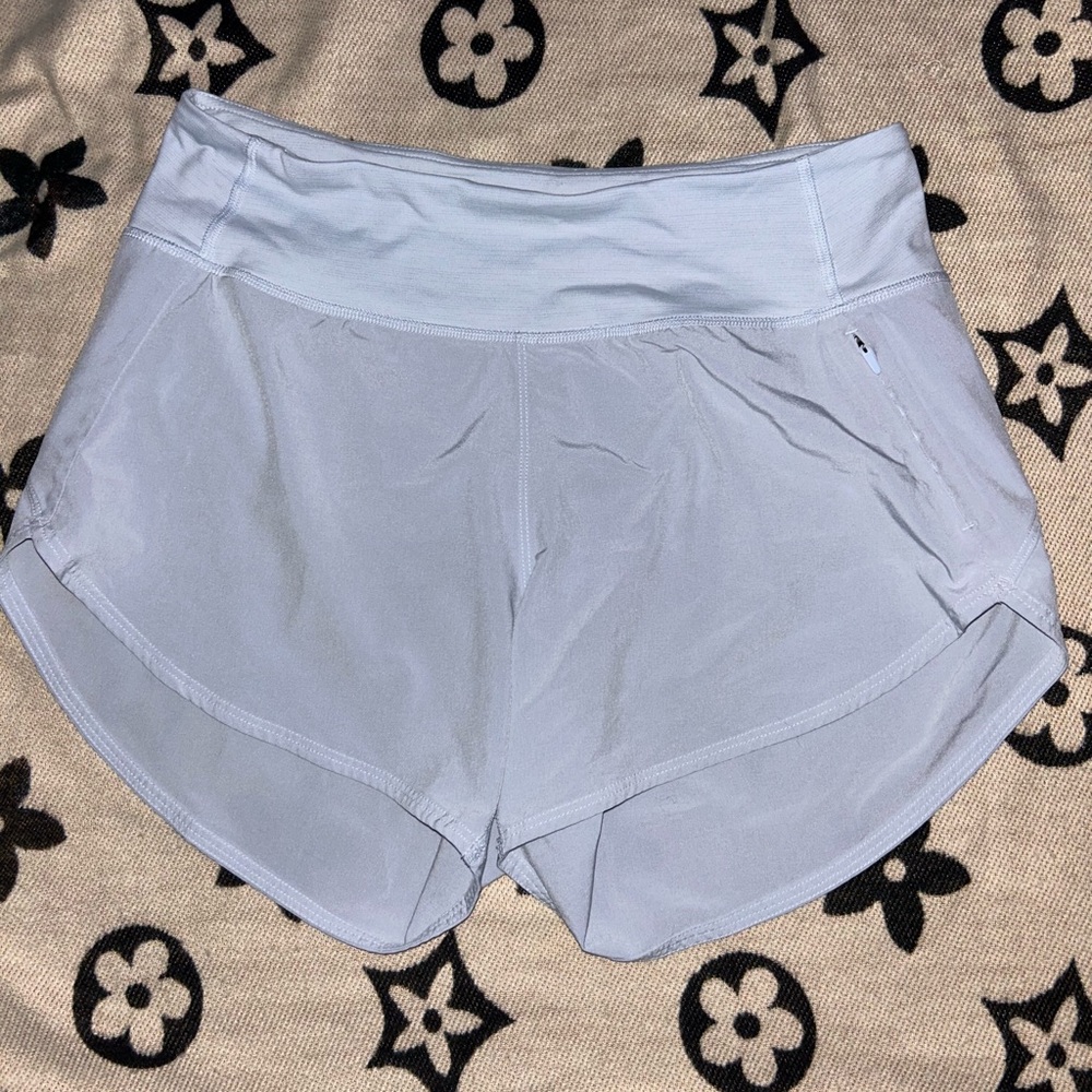 Outdoor Voices Light Gray Athletic Shorts